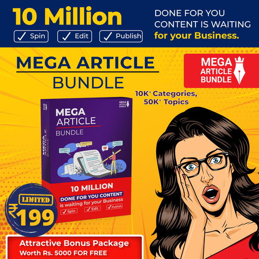 MEGA 10 MILLION ARTICLE BUNDLE