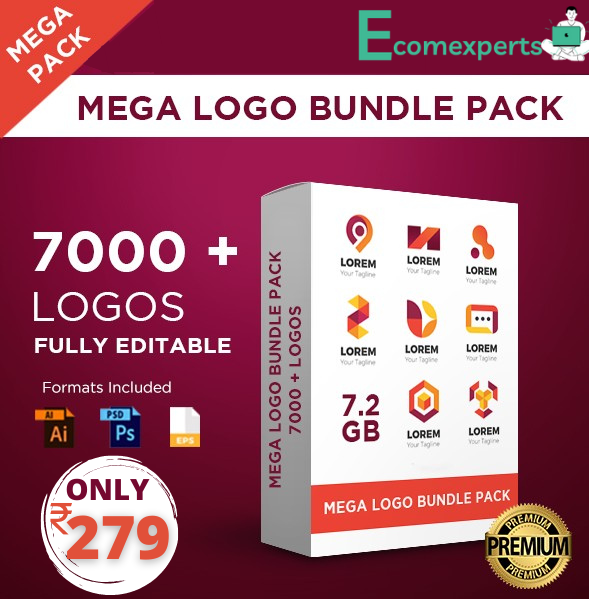 7000+ Editable logo Bundle | AI, EPS Files